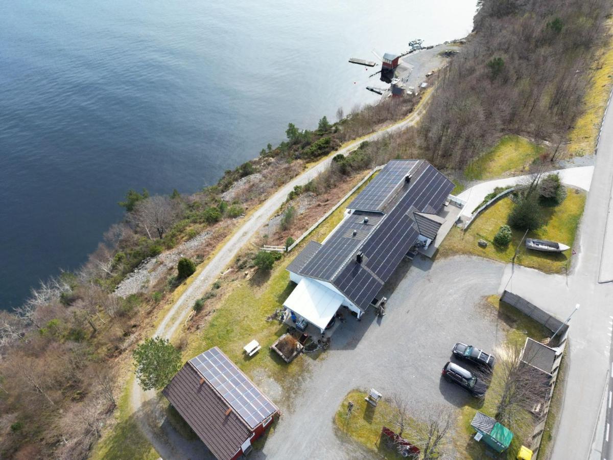 Langenuen Motel&Camping Stord Buitenkant foto