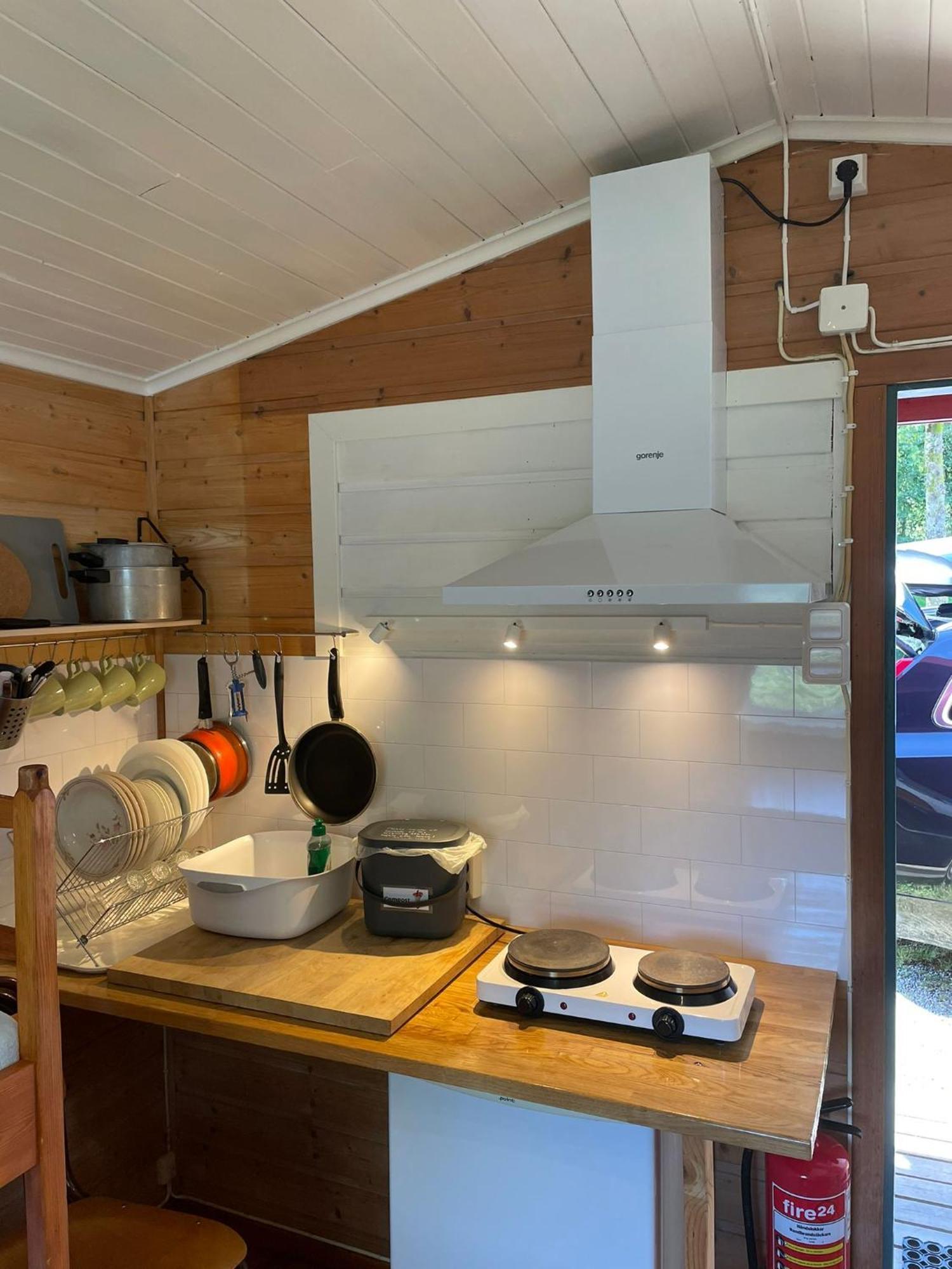 Langenuen Motel&Camping Stord Buitenkant foto
